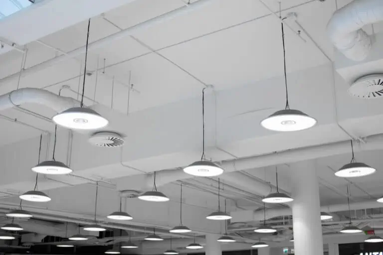 commercial lighting cost per square foot hanging