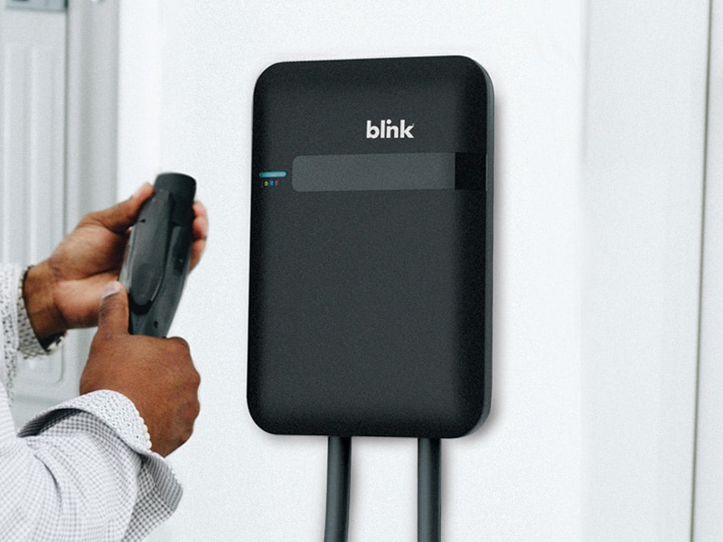 blink electric car charging station