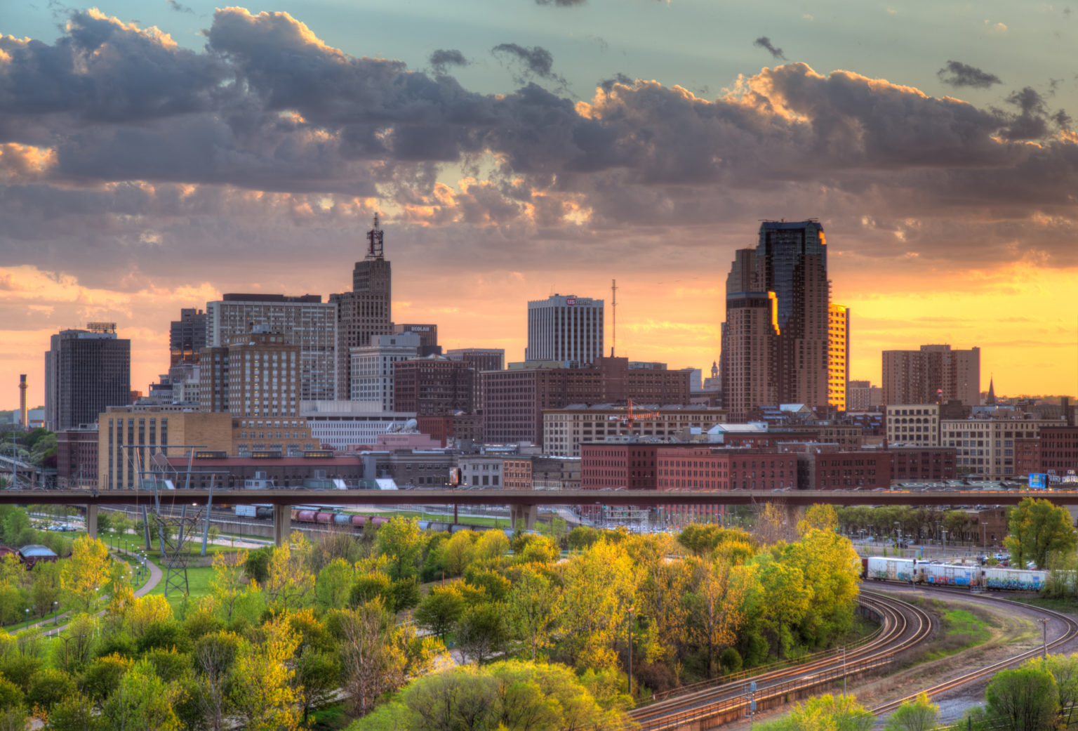 Downtown St Paul Minnesota; history of st. paul